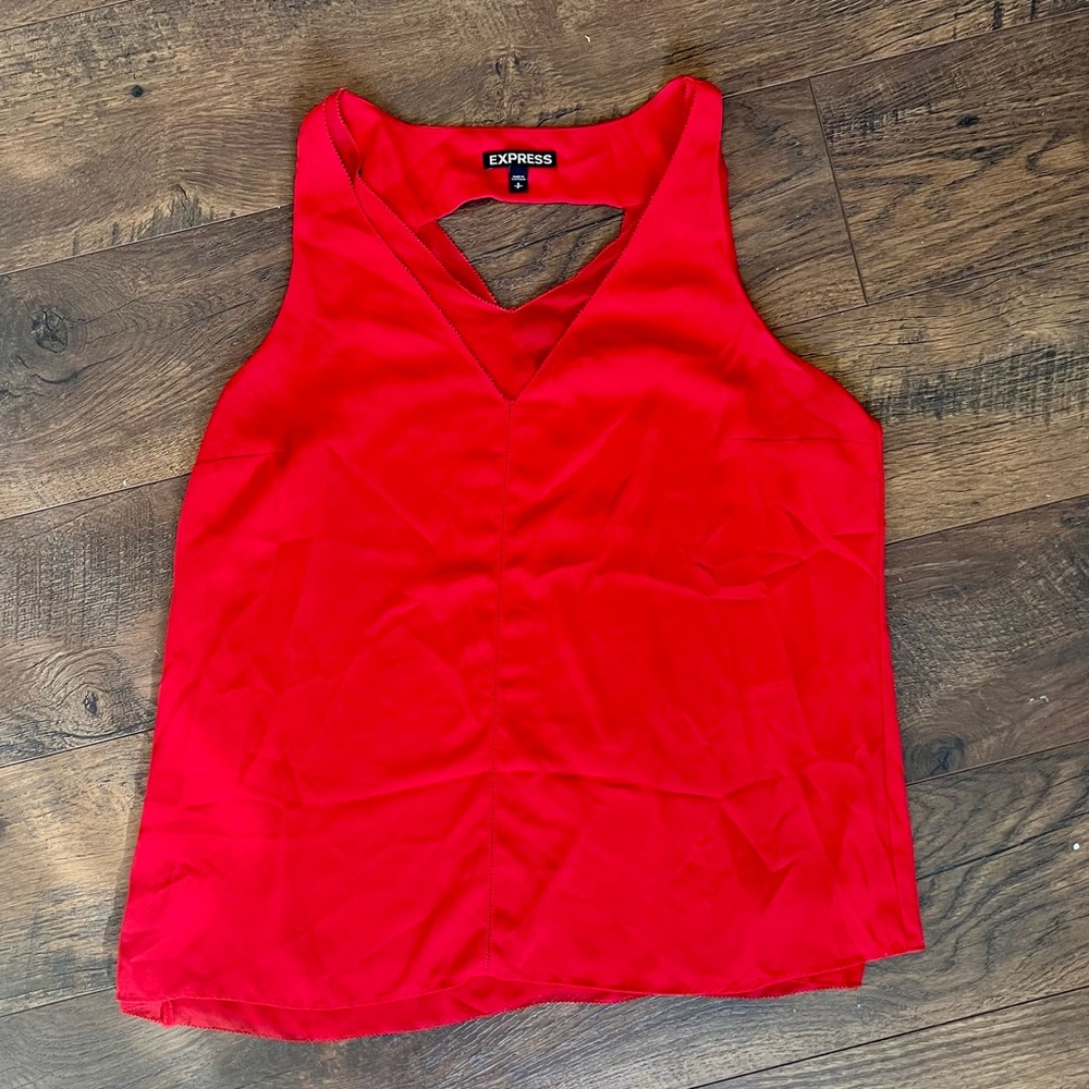 Red Express Tank Top